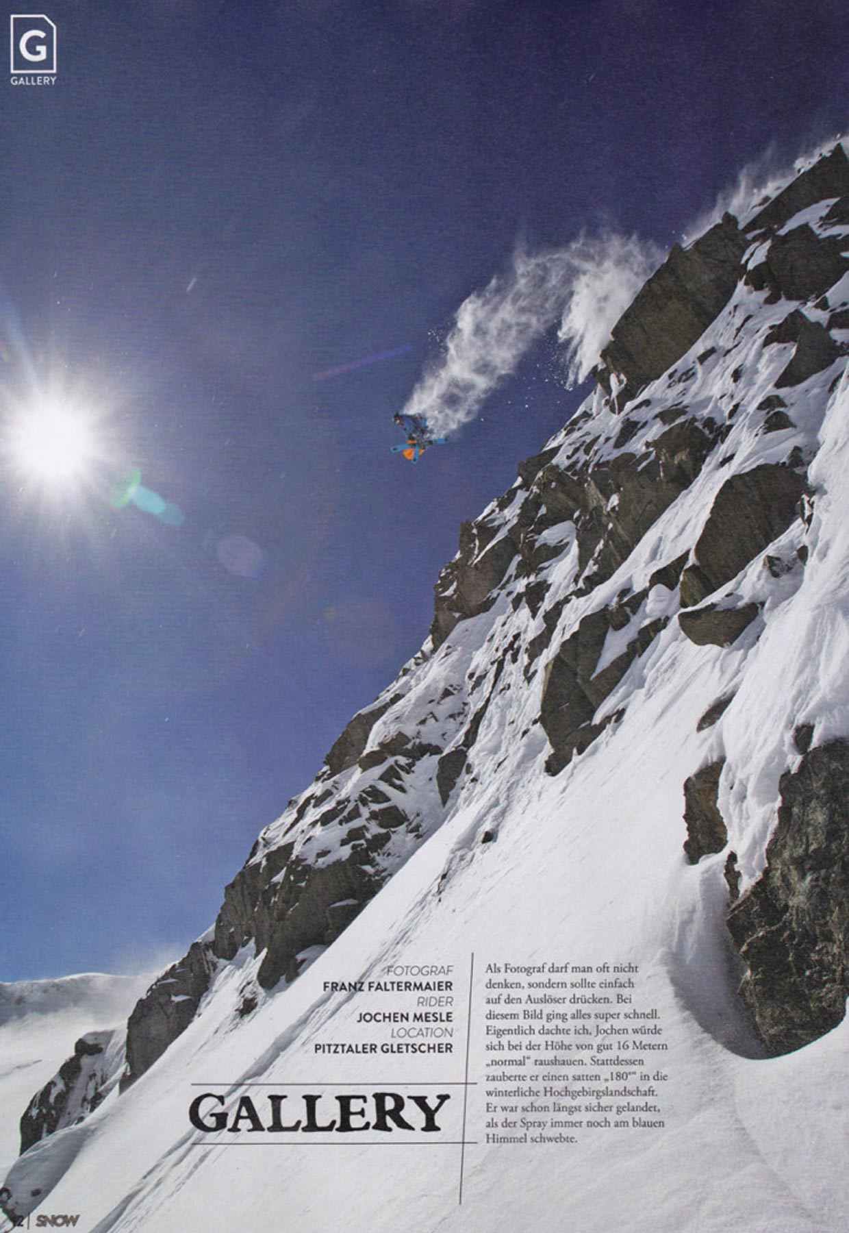 Chiemgau Studio Veröffentlichung Sportfotograf Franz Faltermaier, Pitztal, Ski, Freeride, Action